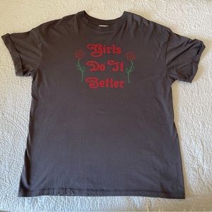 Girl Dangerous Girls Do It Better oversized t shirt